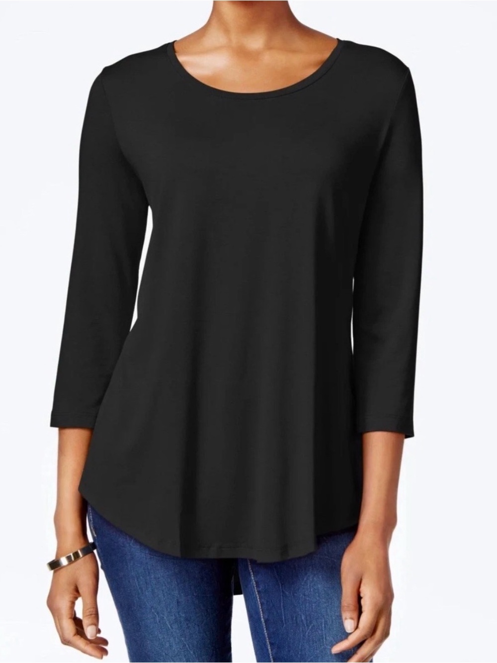 JM Collection Black Swing Tunic Top Lot of 13 | NWT | Rayon Spandex | XS–XL